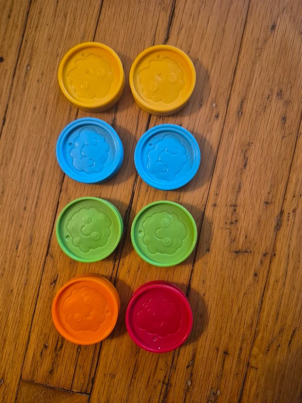 Leap Frog Pick Up Count Vacuum Replacement 8 Dust Pieces Parts Coins Colorful